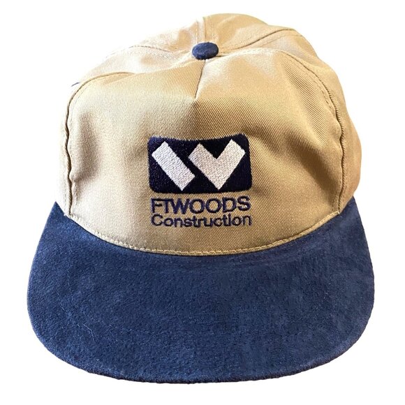 FTWOODS Construction Adjustable Strap Hat Business Advertising Mens Cap - Picture 1 of 7